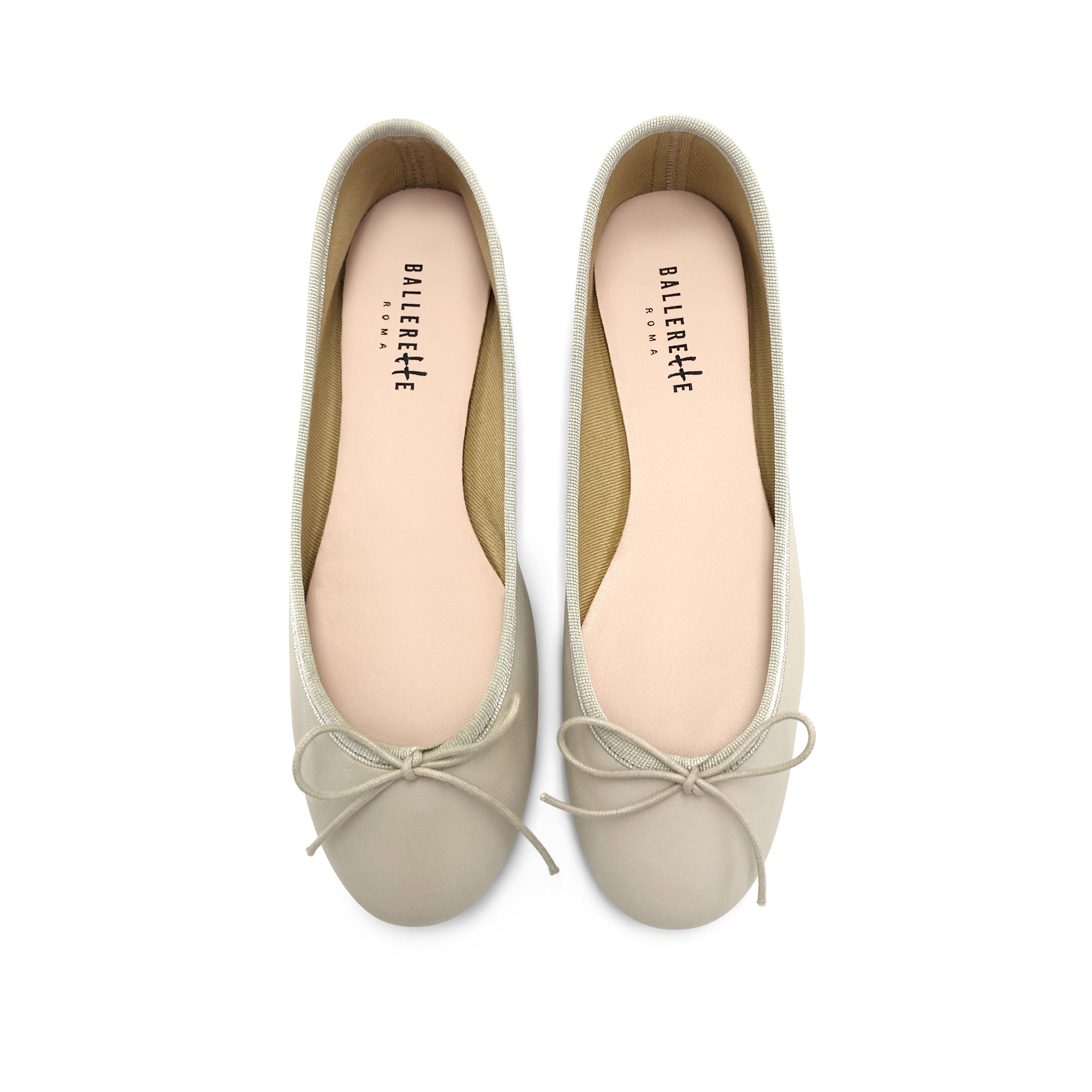 Bailarinas de piel beige