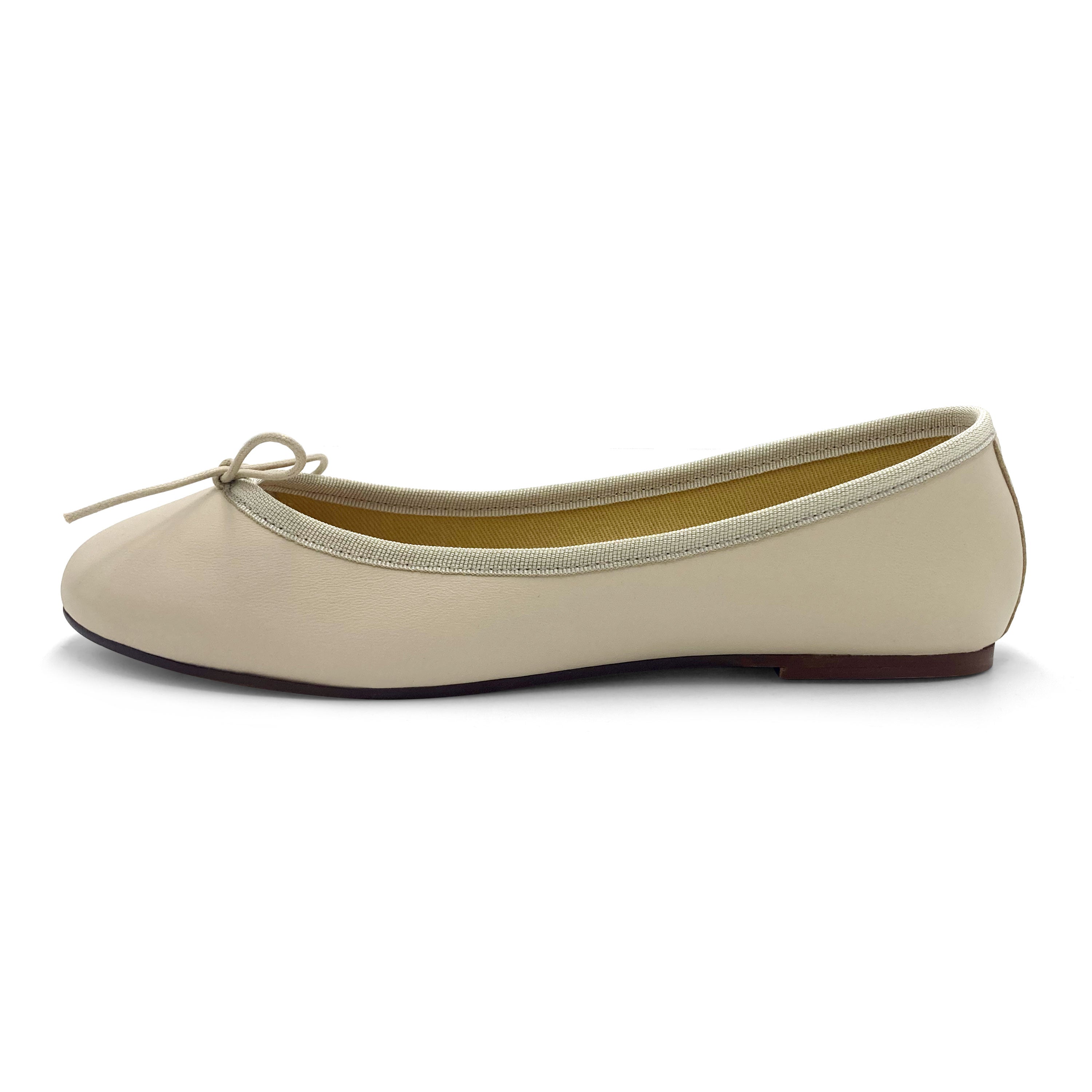 Bailarinas de piel beige