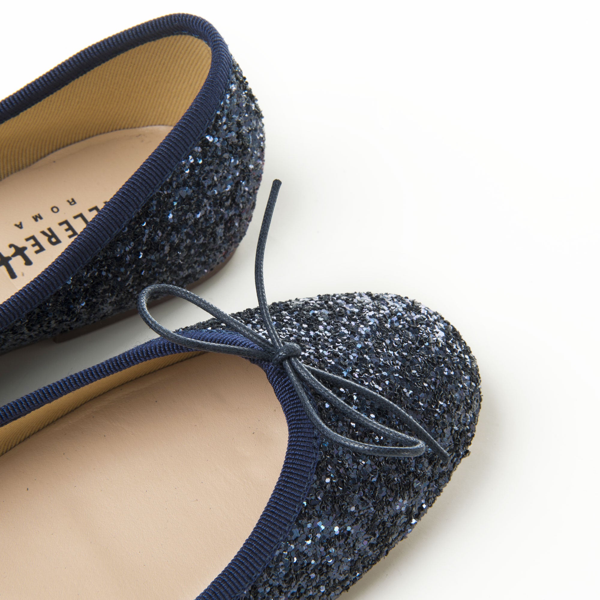 Ballerines bleues à paillettes