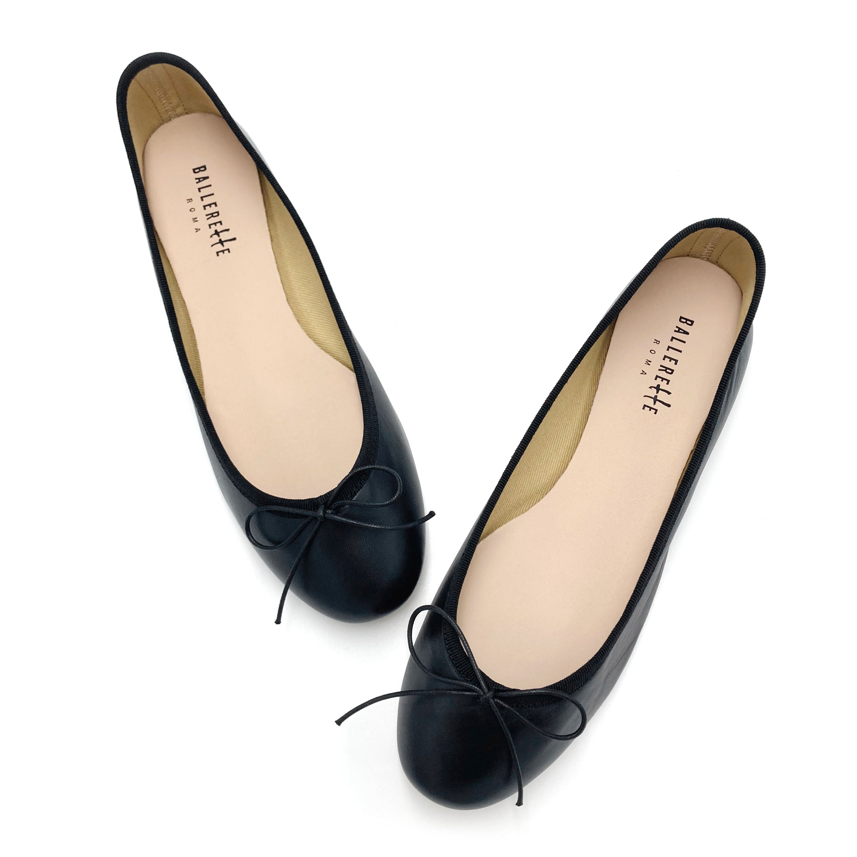 Ballerine in pelle nere