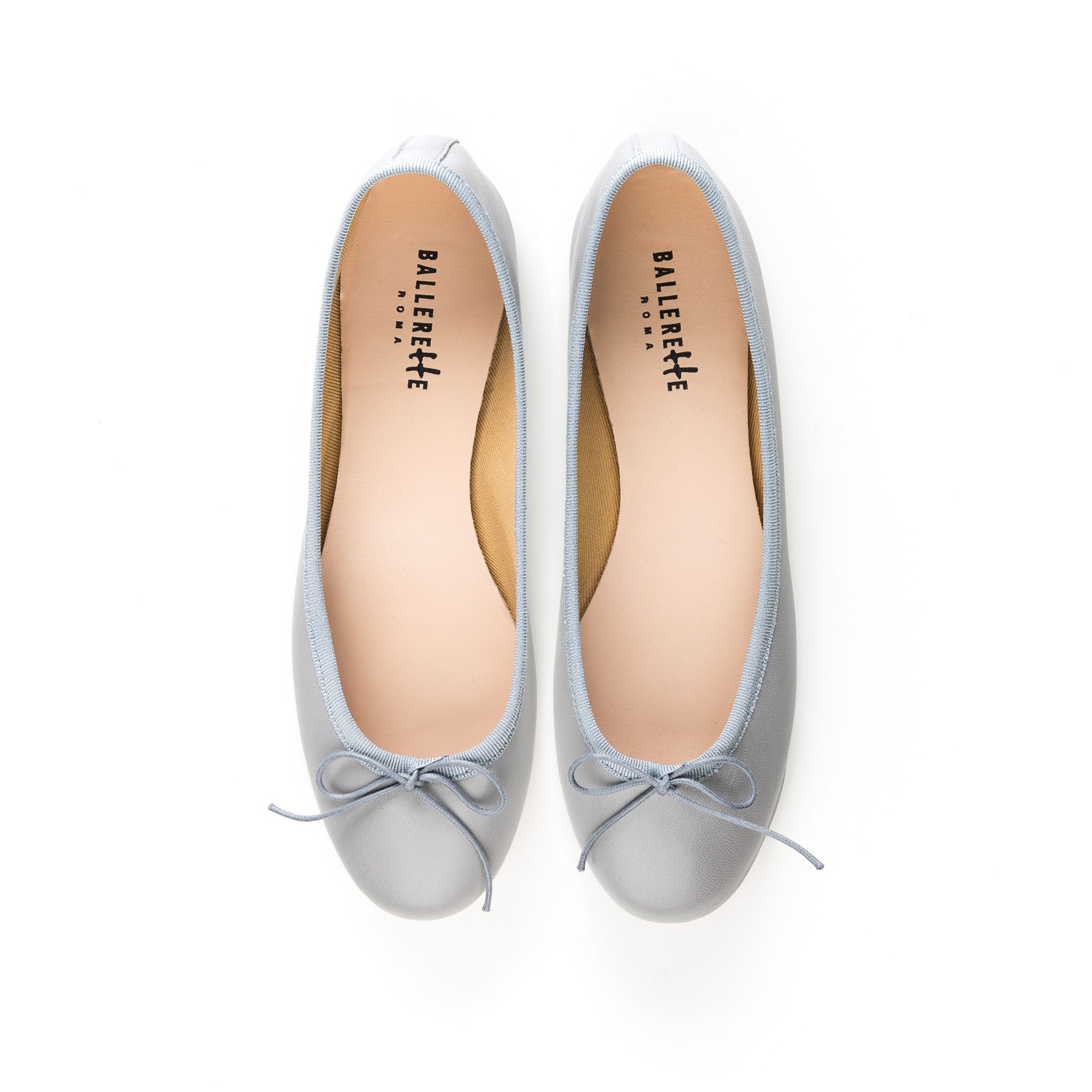 Bailarinas de ante gris claro