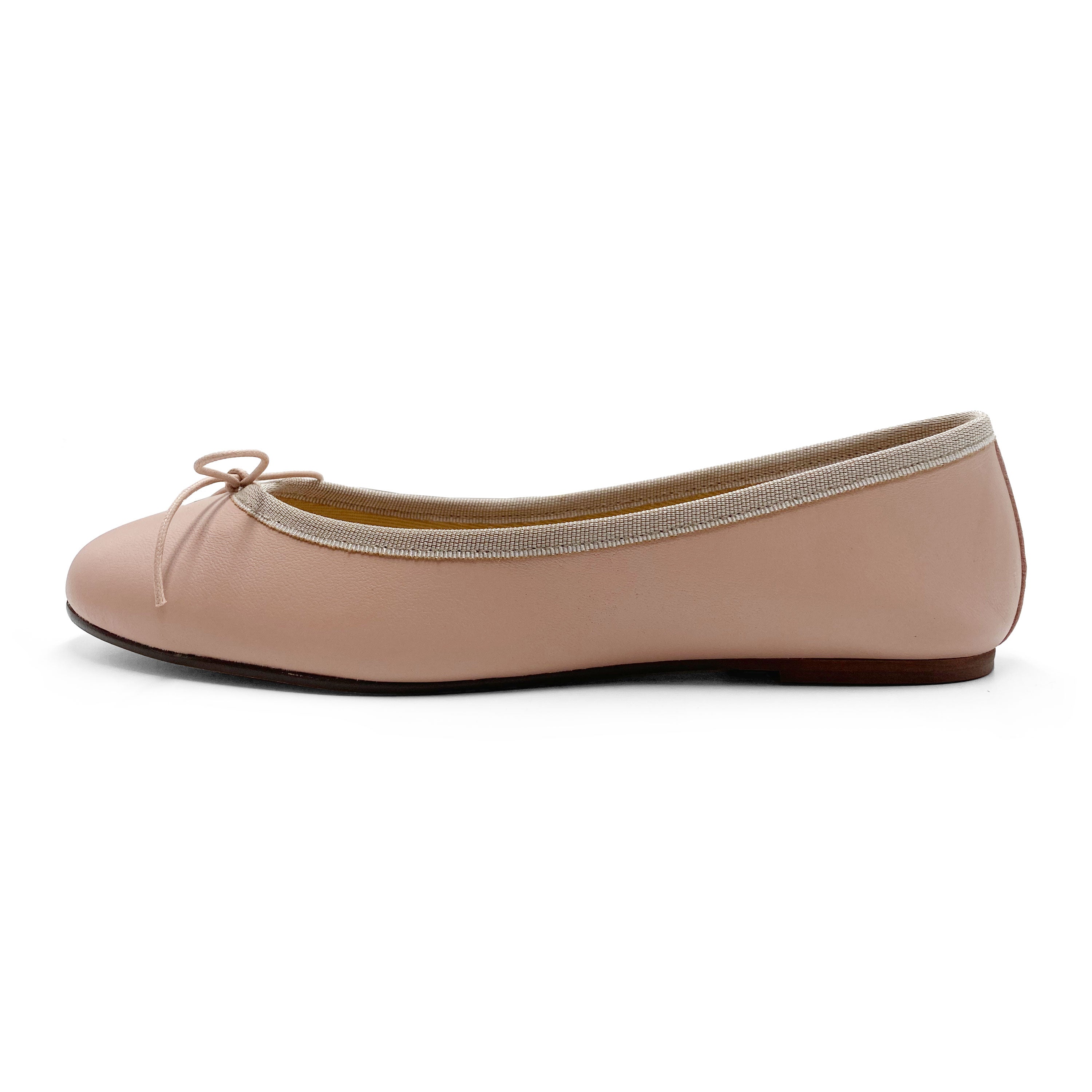 Ballerine in pelle rosa antico