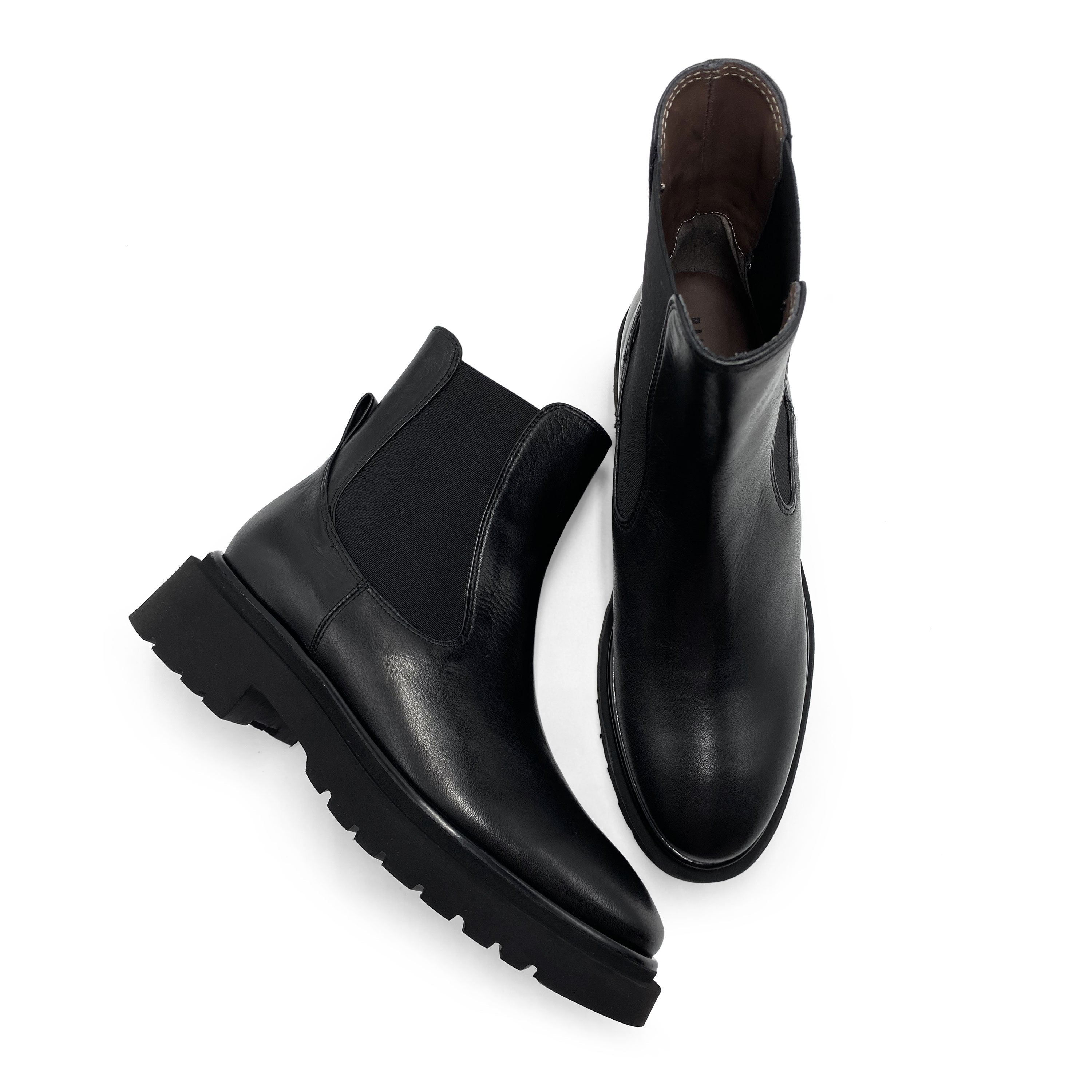 Stivaletti Chelsea neri in pelle