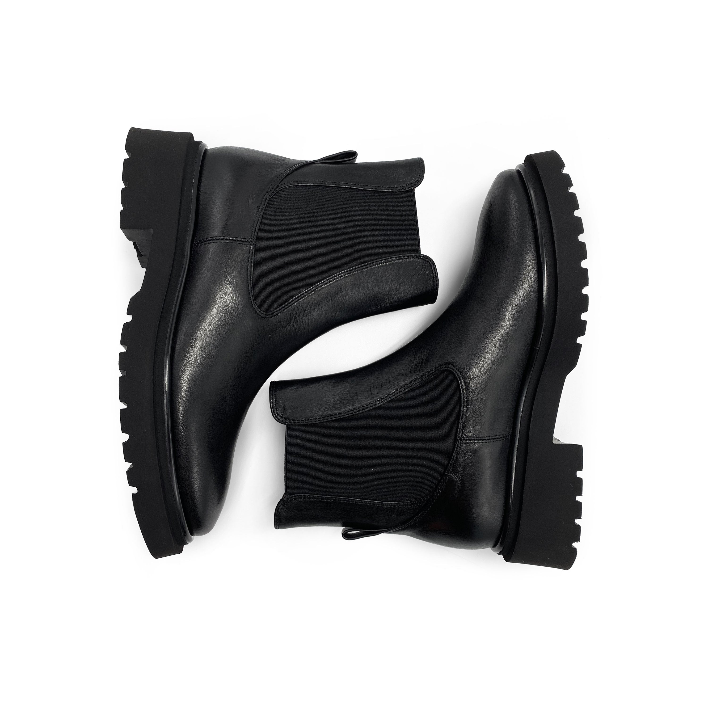 Stivaletti Chelsea neri in pelle