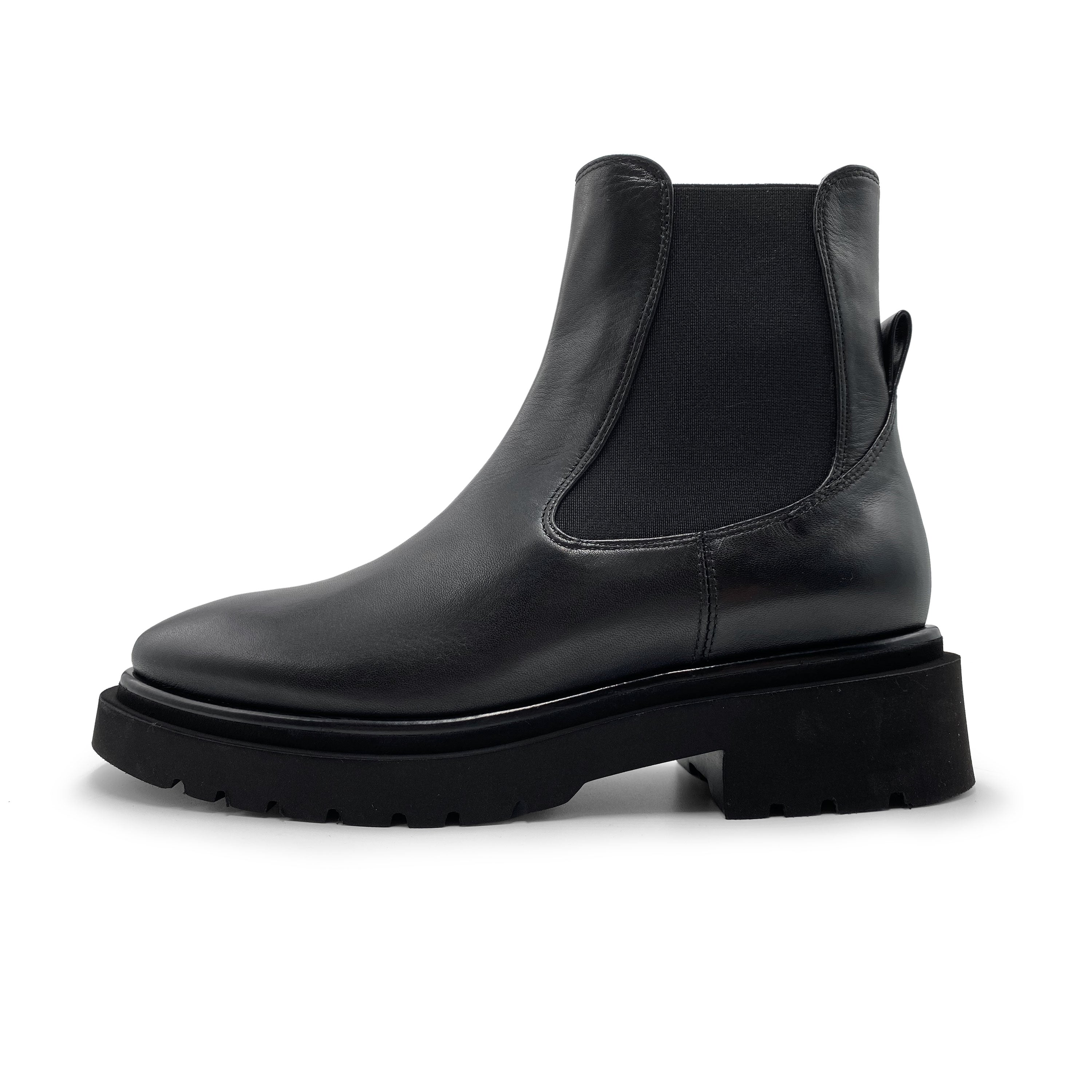 Stivaletti Chelsea neri in pelle