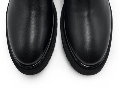 Stivaletti Chelsea neri in pelle