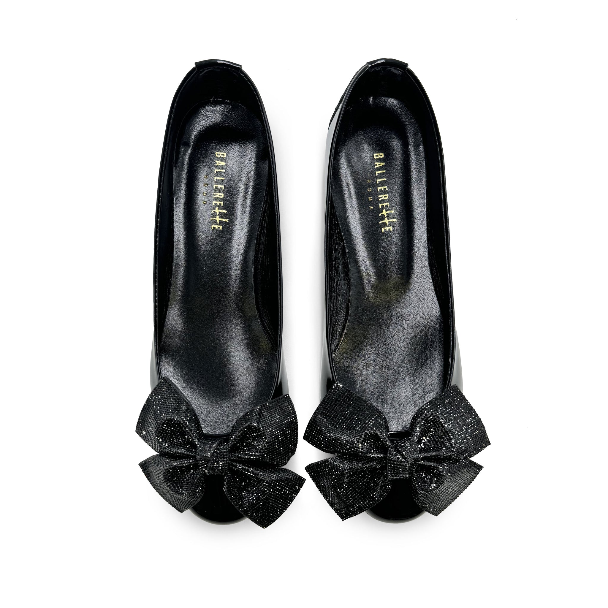 Leather Bow Patent Flats main image 1