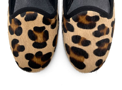 Slippers donna animalier leopardate