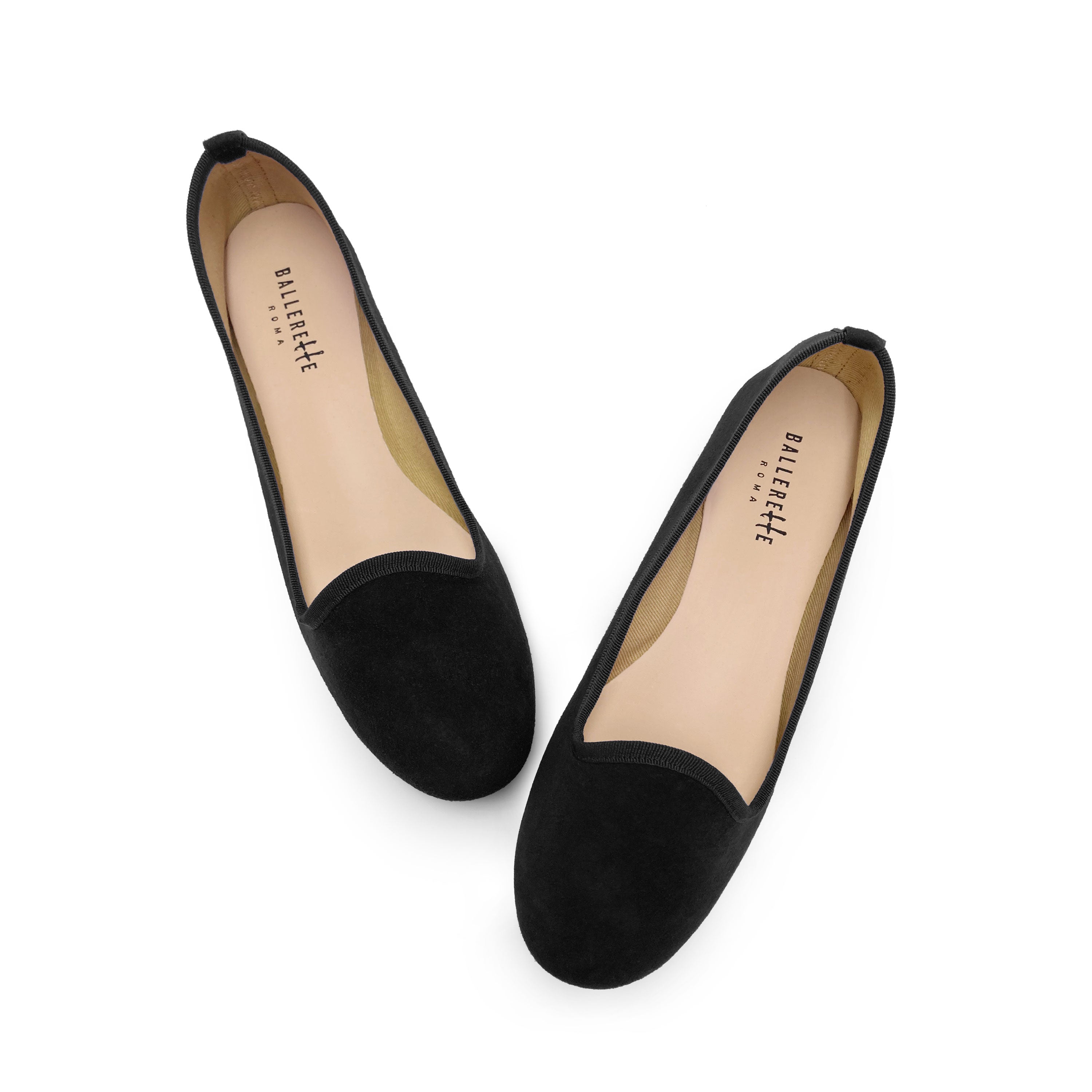 Black suede women's loafers