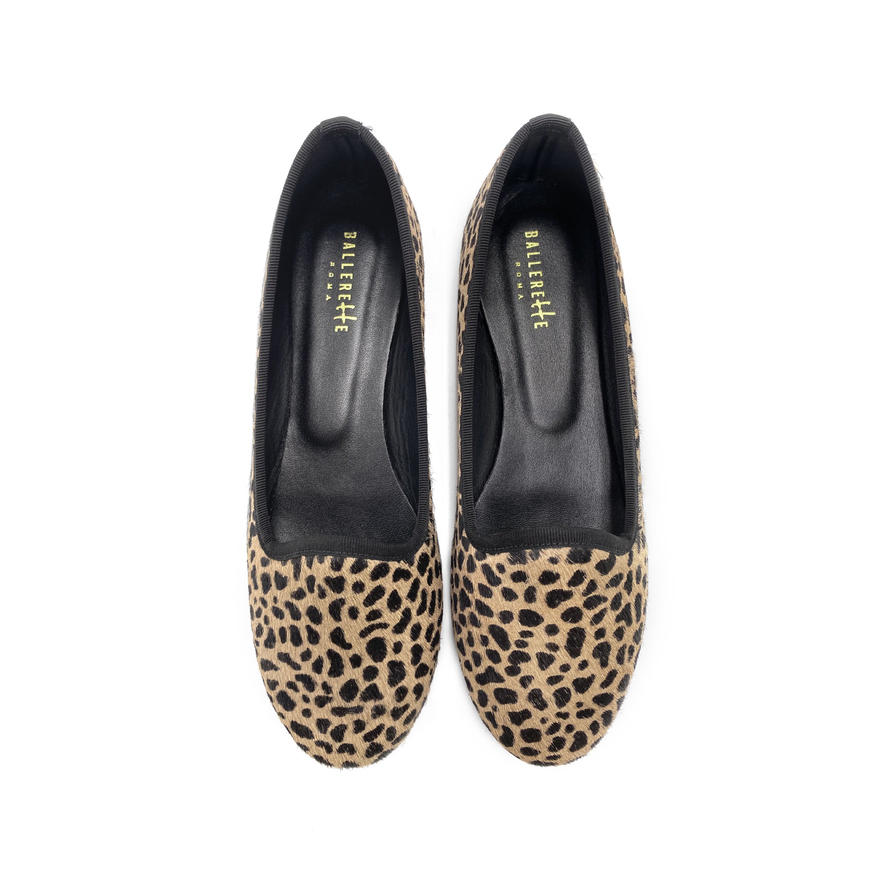 Damen‑Loafers im Animalier‑Look aus geflecktem Kalbshaar