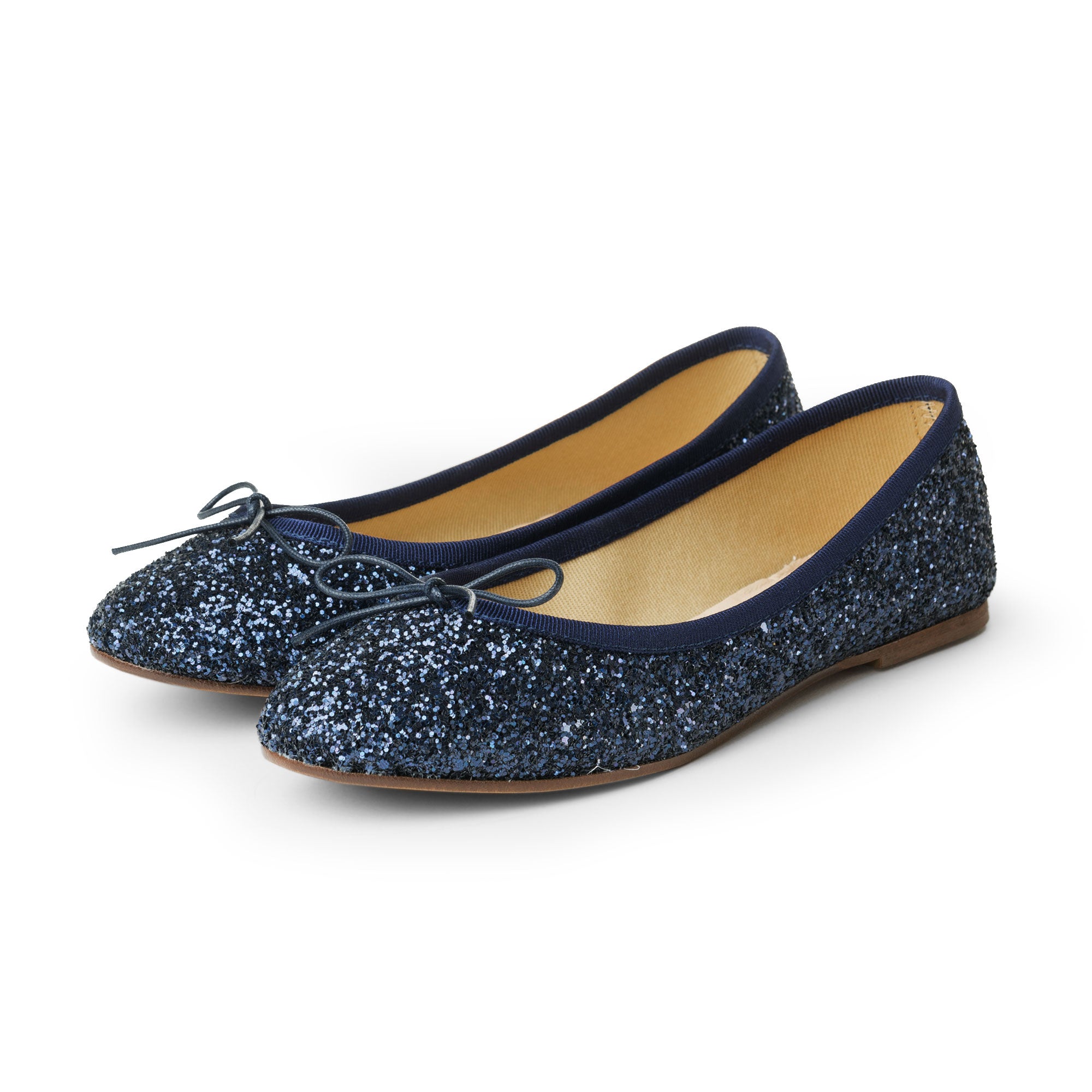 Ballerines bleues à paillettes