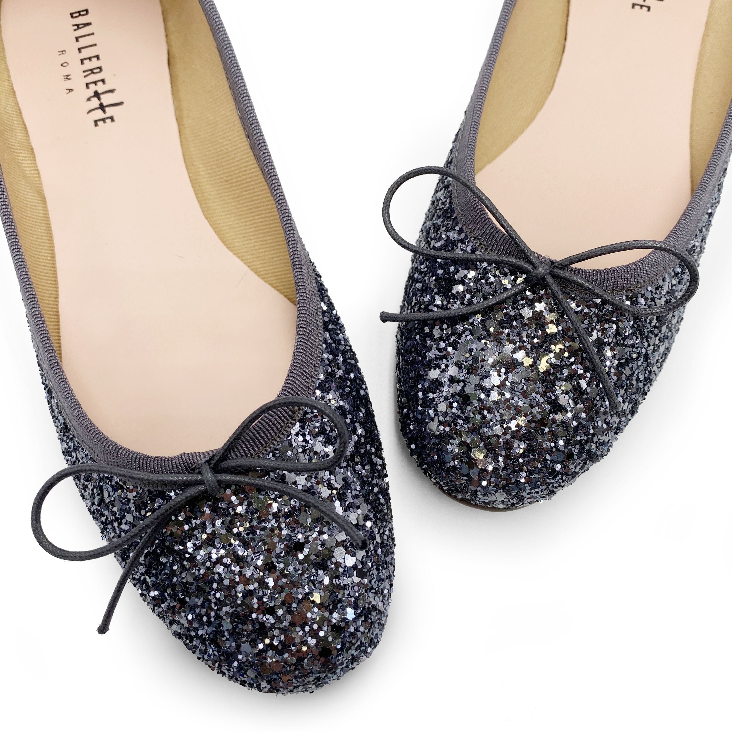 Ballerine glitterate ferro