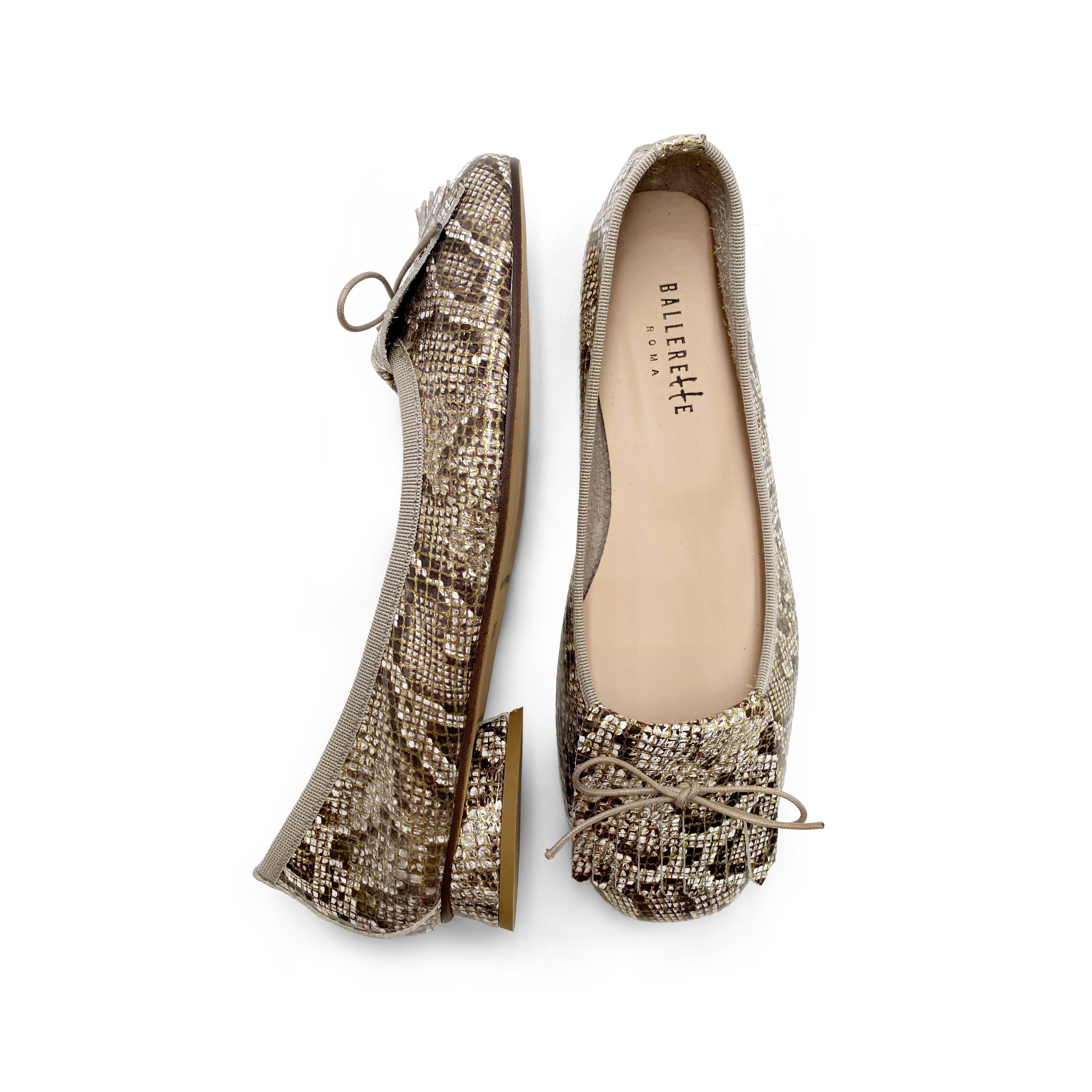Mocassini donna con tacco in pelle stampa animalier