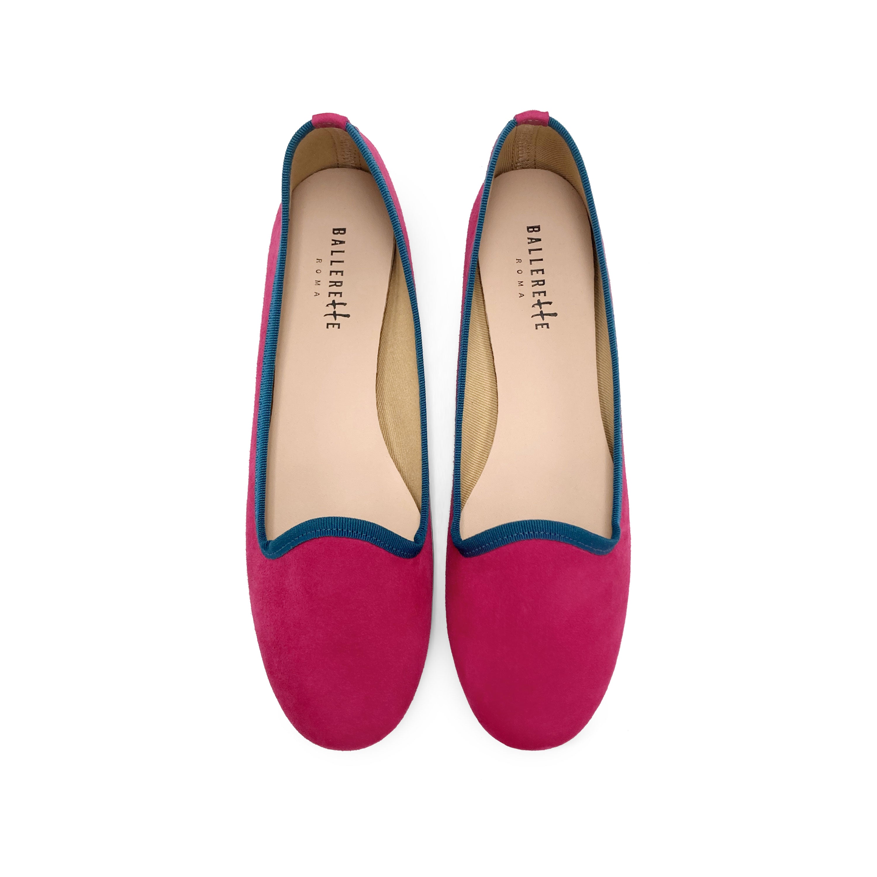 Women loafers in plum suede