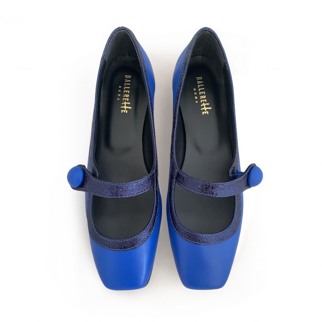 Bluette Mary Jane ballet shoes with heel