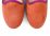 Mocasines tipo zapatillas en ante color naranja