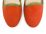 Mocasines slippers en ante naranja
